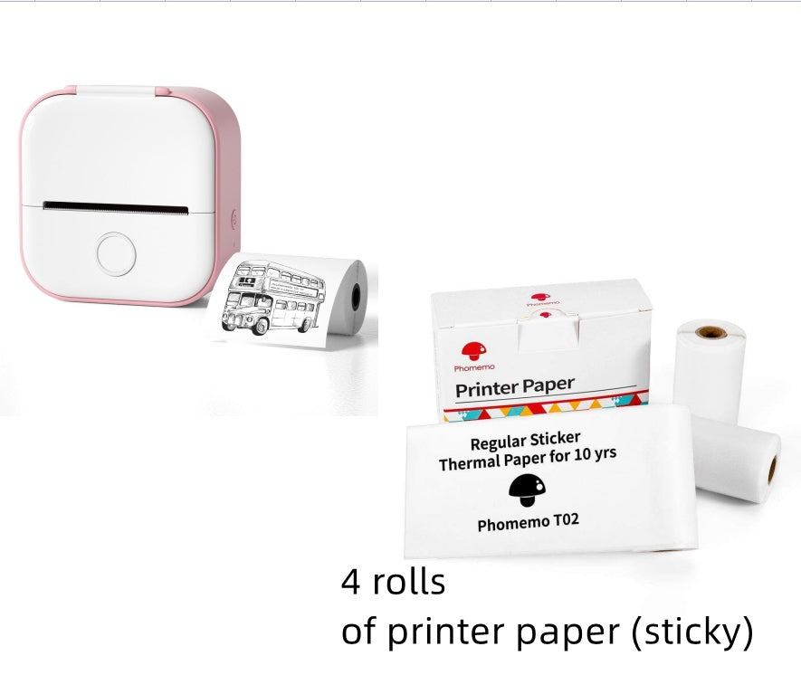 Bluetooth-compatible Mini Label Thermal Price Tag Printer