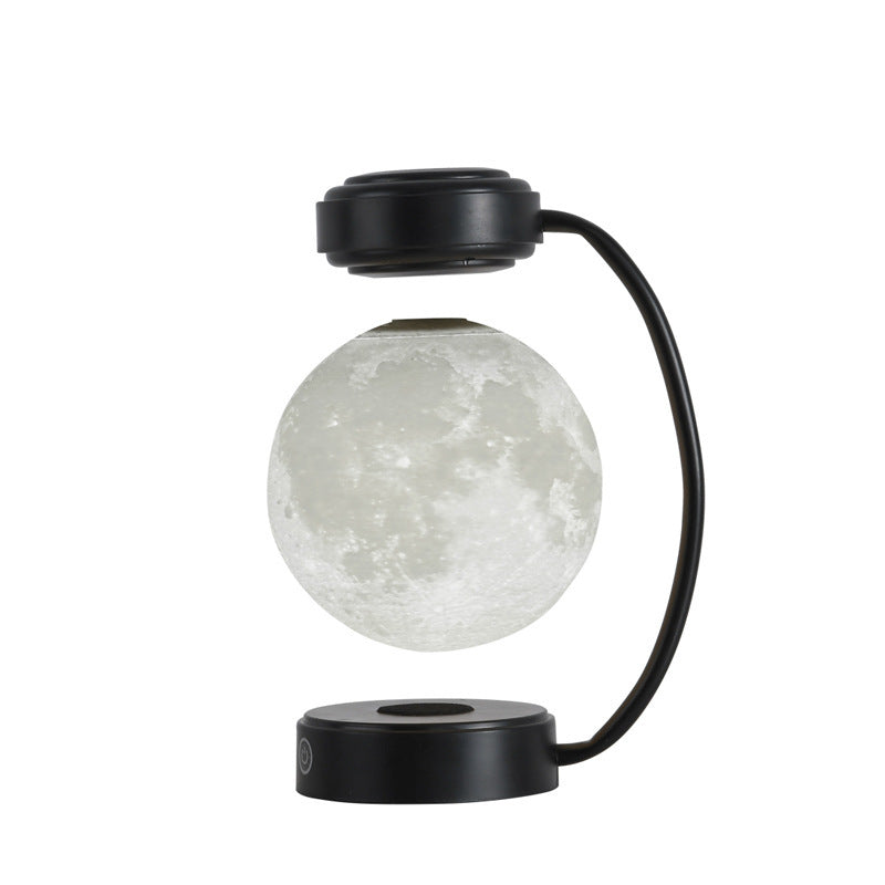 3D Rotating LED Moon Night Light - Office and home decoration