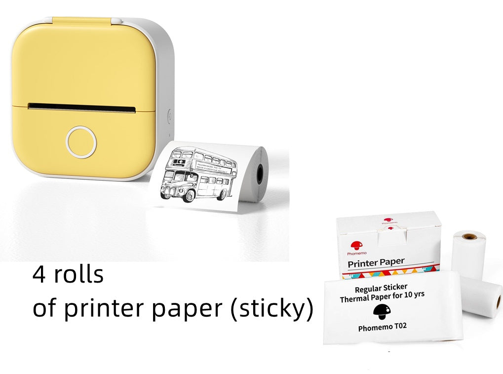 Bluetooth-compatible Mini Label Thermal Price Tag Printer