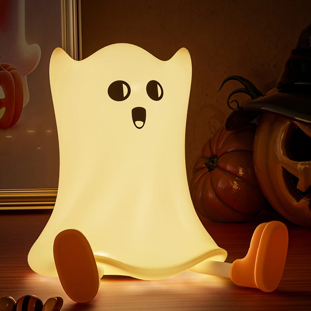 Halloween Little Pumpkin Night Light Silicone USB Rechargable