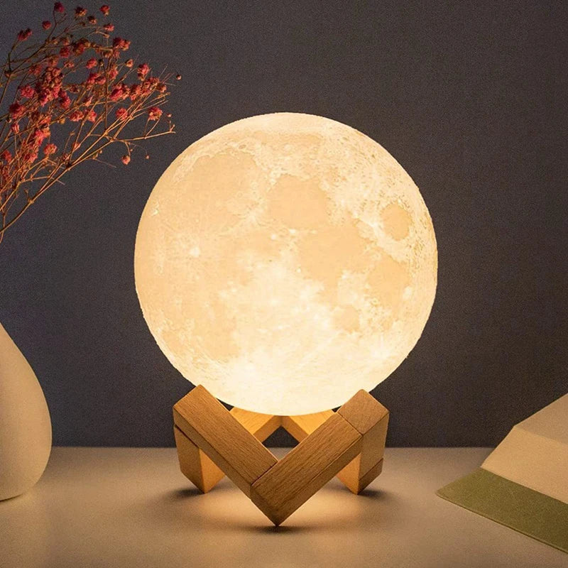 Moon Lamp LED Night Light - Decor Night Lights Kids Gift Moon Lamp