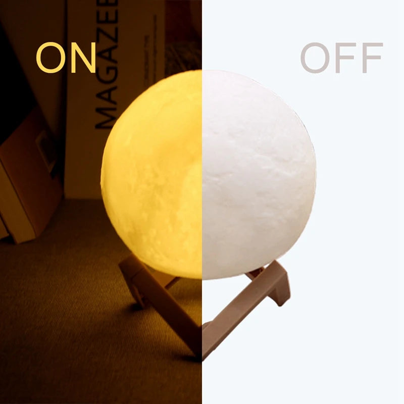 Moon Lamp LED Night Light - Decor Night Lights Kids Gift Moon Lamp